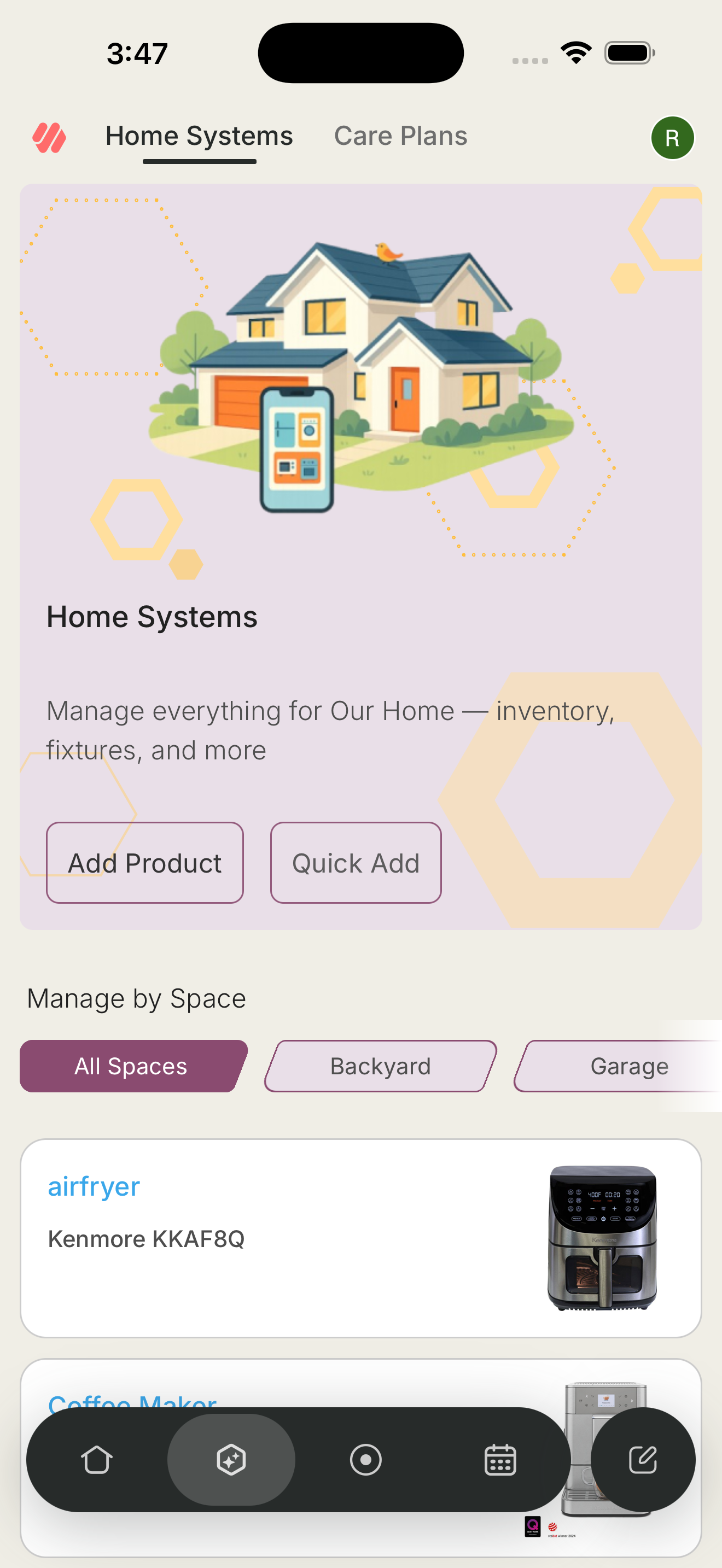 Spanr app preview left image
